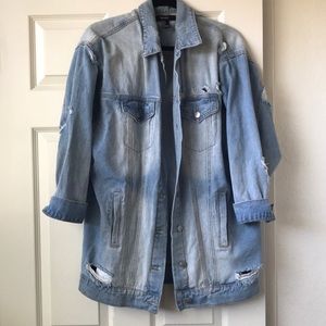 Boyfriend fit denim jacket